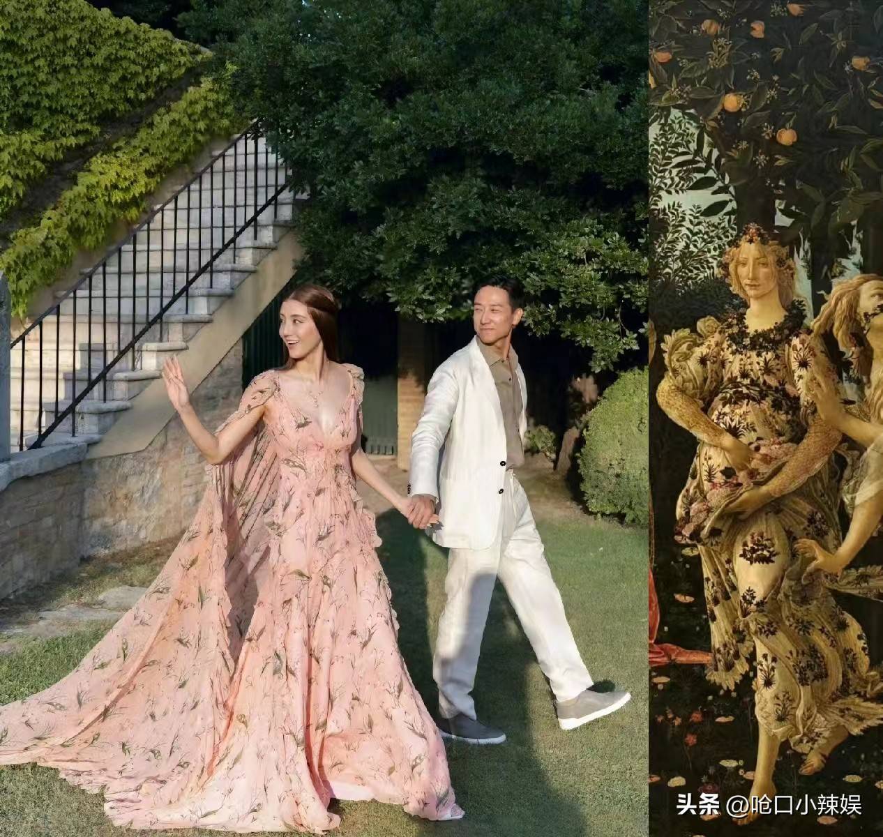 朴素婚纱遭嘲笑网友：一件珠宝都没有？CQ9电子平台吴千语大婚现场照翻车(图11)